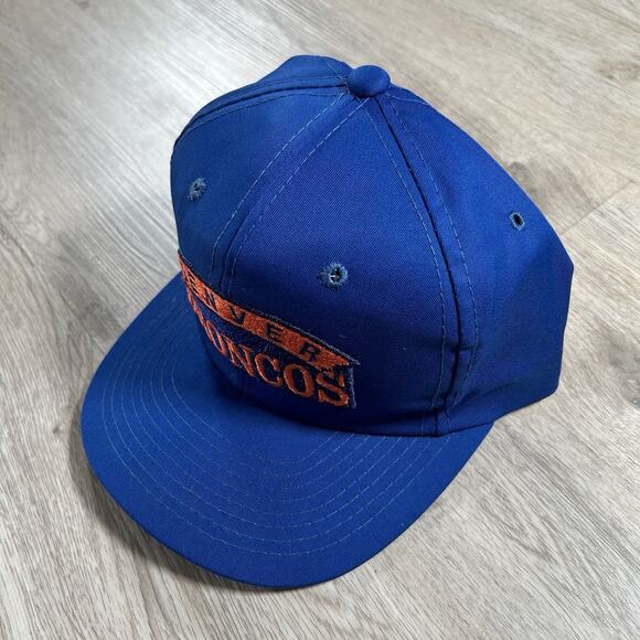 Vintage‎ Sports Specialties Denver Broncos Hat Snapback NFL Football Blue Cap - Picture 7 of 8